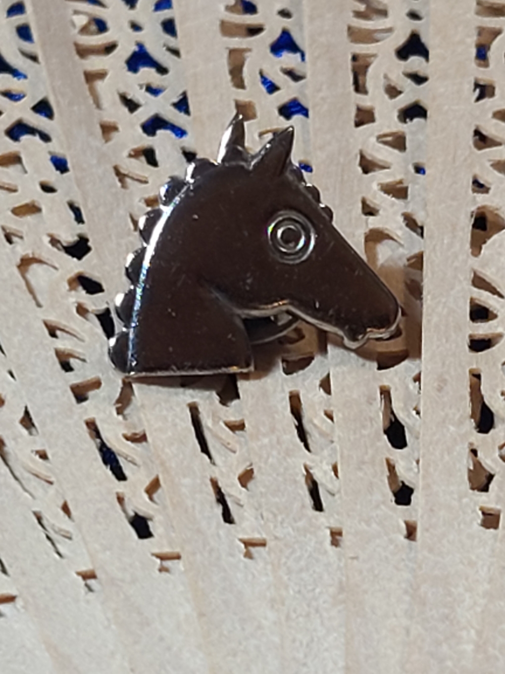 Vintage Silver Horse Head Brooch - Vintage